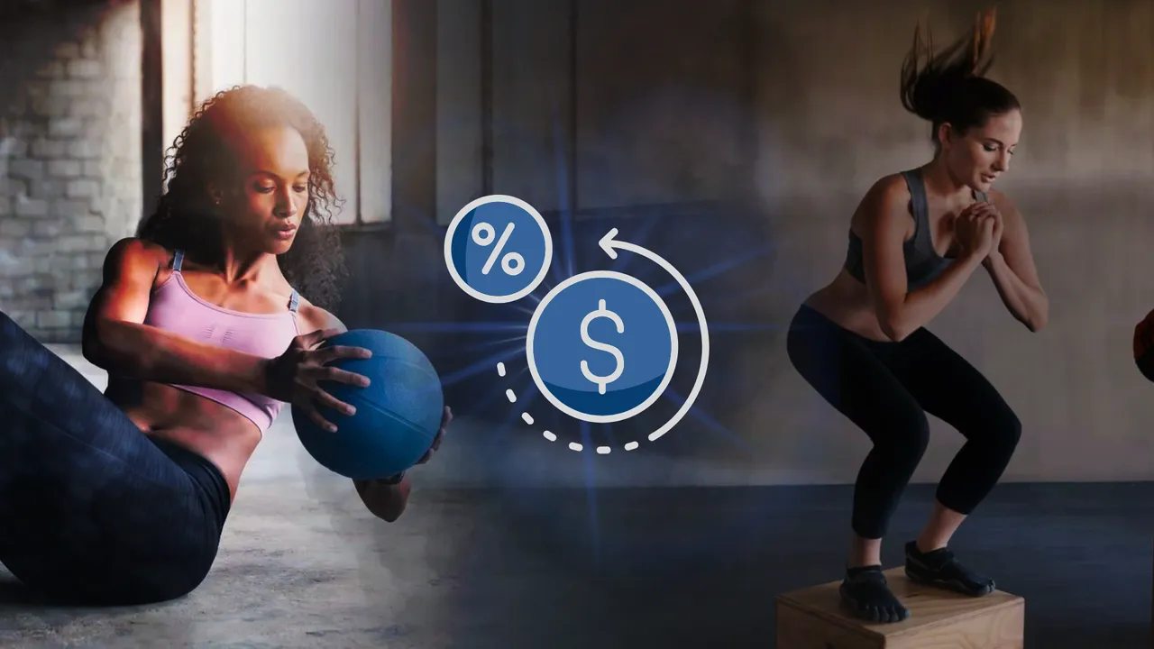 Buying a fitness franchise, people exercising